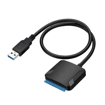Кабель-конвертер USB 3.0 на Sata-адаптер 22Pin Sataiii на USB3,0-адаптеры для 2,5-дюймового 3,5-дюймового жесткого диска Sata SSD