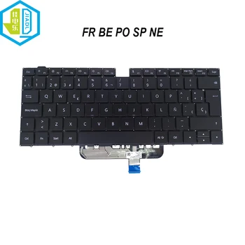 Клавиатура PO с подсветкой На Французском, Бельгийском, Норвежском, Испанском языках Для Huawei MateBook D 14 KLW-W19 W29 KLVC-WFH9L NBL-WAQ9L NBB-WAH9 Magicbook 15