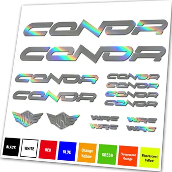 Комплект винилового листа для графической наклейки CONOR, совместимый с велосипедом Велосипедная рама MTB