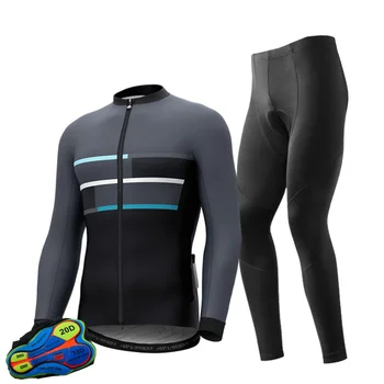 Комплект для гоночного велосипеда, велосипедный костюм, велосипедная зимняя одежда из термо-флиса, велосипедный трикотаж, одежда Ropa Ciclismo
