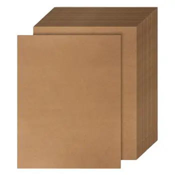 Коричневый картон 100 листов коричневой бумаги A6, Крафт-бумага, перфорированный картон, Пустые визитные карточки для печати, для поделок своими руками
