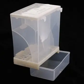 Кормушка для птиц Автоматический Прозрачный Пластиковый Контейнер для еды Попугай Голубь Защита от брызг Защита От укуса