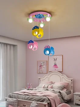 Креативный мультяшный светильник для детской комнаты, светодиодная энергосберегающая спальня, Детский сад, люстра для мальчиков и девочек, Парк развлечений