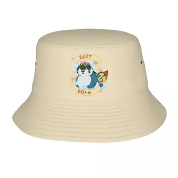Летняя шляпа-боб Dodogama Best Boi Monster Hunter World для мужчин и женщин, рыбацкая кепка, пляжная хлопковая панама, кепка для рыбалки на открытом воздухе, кепка для рыбалки на открытом воздухе