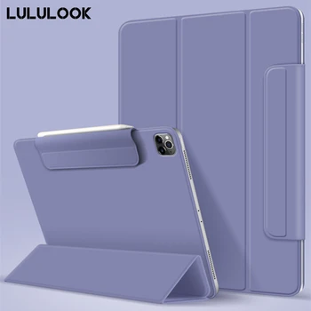 Магнитный Смарт-чехол Lululook Для iPad Mini 6 Ультратонких Чехлов Для iPad Pro 11 12,9 дюймов, iPad Air 4 10,9 дюймов, Чехол С Держателем для Карандашей