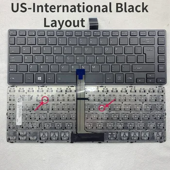 Международная клавиатура для ноутбука Toshiba Tecra A40-C-14L A40-C-17C A40-c1430 a40-c1440 a40-c1443 Серии US-I Layout