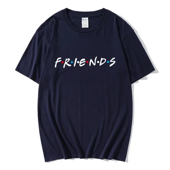 Модная футболка Friends, Женская Футболка с графическим принтом Алфавита, Мужская Футболка Melanin Black Girl Friends TV Show, Хлопковая Милая футболка