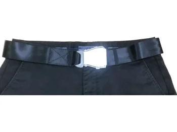 Модный ремень с ремнем безопасности авиакомпании Регулируемая длина ремня безопасности от 70 см до 115 см Черный цвет