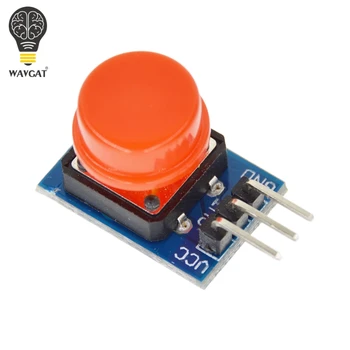 Модуль большого ключа 12X12 мм, модуль большой кнопки WAVGAT, модуль светового сенсорного переключателя со шляпой, высокоуровневый выход для arduino