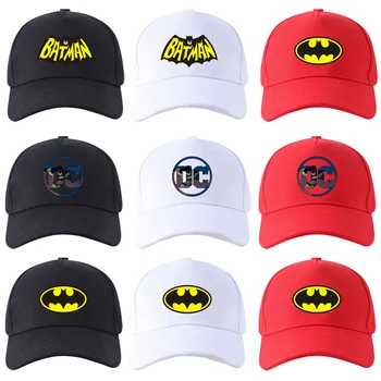 Мужская и женская бейсболка с Бэтменом, кепка с вышивкой из аниме-мультфильма, Регулируемая модная шляпа в стиле хип-хоп, бейсбольные кепки, спортивные бейсболки