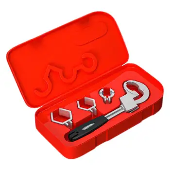 Набор гаечных ключей, многофункциональный инструмент для ремонта автомобилей с храповиком для сантехника в саду и на дому