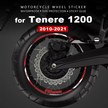 Наклейки на Колеса Мотоцикла Водонепроницаемые для Yamaha Super Tenere 1200 Аксессуары XT1200Z XTZ 1200 XTZ1200 2010-2021 Наклейка на Обод