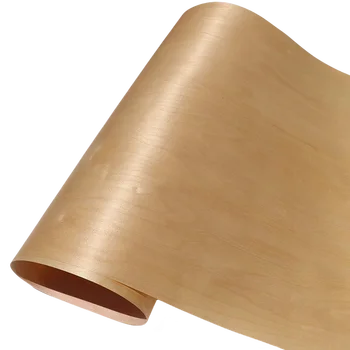 Натуральный Деревянный Шпон Березовый Пилинг Ротационная Резка для Мебели Домашнего Декора Подкладочный Флис 60x250cm 0.2mm