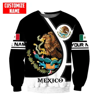 Национальный флаг Мексики, Толстовки С 3D Принтом, Толстовки Для Мужчин, Модные Толстовки Оверсайз С рисунком 