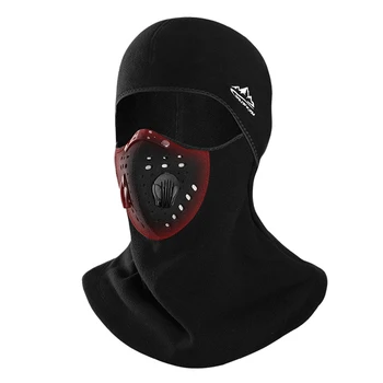 Новая Зимняя Велосипедная маска Термальная Дышащая Велосипедная Лыжная Флисовая маска для всего лица, Балаклава, Лыжная маска, Шапка, сохраняющая тепло, Ветрозащитный Головной убор