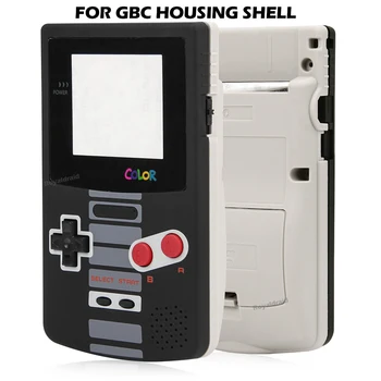 НОВАЯ классика стиля NES Ограниченной серии Сменный корпус Shell для Gameboy Color GBC Shell Case Cover с резиновыми накладками и Кнопками
