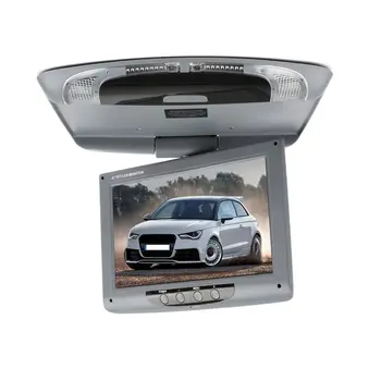 Новый 9-дюймовый Цветной ЖК-монитор с экраном 800 * 480, крепящийся на крышу автомобиля, Откидной экран, Накладной Мультимедийный Видео-дисплей, крепящийся на потолке, на крыше
