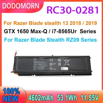 НОВЫЙ Аккумулятор для ноутбука Razer Blade Stealth 13 2018 2019/GTX 1650 Max-Q/i7-8565Ur/RZ09-02810E71/RZ09-02812E52-R3U1 RC30-0281