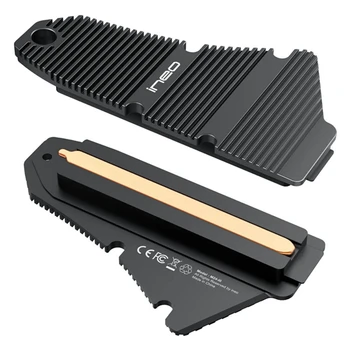 Новый Алюминиевый Радиатор INEO Cooler Для PS5 NVME M.2 SSD, Утолщающая Металлическая Термопластичная Накладка Для PS5, Аксессуары Для Охлаждения, Консольный Радиатор