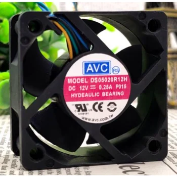 Новый Вентилятор Охлаждения процессора для AVC DS05020R12H 12V 0.25A 5 СМ 5020 4-проводный Вентилятор с ШИМ Регулировкой скорости 50*50*20 мм