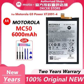 Новый оригинальный аккумулятор MC50 для Motorola G9 Power XT2091-4 6000 мАч высокого качества Batteria с инструментами