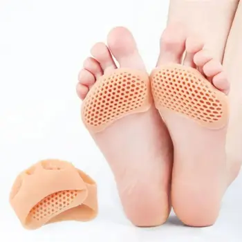 Носки для передней части стопы, силиконовые плюсневые подушечки, средство для ухода за ногами, Разделитель носков для йоги, подушечки для ног, носки для педикюра, чехол для ног