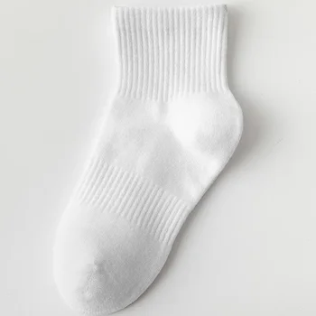 Носки хлопчатобумажные хлопчатобумажные средние носки весной и летом, тонкие, впитывающие пот, дышащие, с дезодорантом, носки