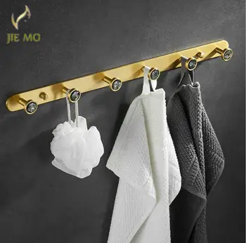 Объемные алюминиевые крючки для халатов рядный крючок Настенный Крючок для полотенец Черный крючок для одежды Оборудование для ванной комнаты крючки для спальни