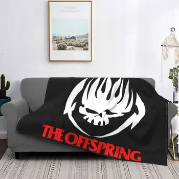 Одеяло с логотипом рок-группы Offspring, плюшевое покрывало, домашний декор, постельные принадлежности для путешествий, Машинная стирка