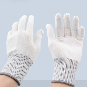 Оптовые продажи Черных нейлоновых перчаток для укладки винила для обертывания автомобилей, перчаток для работы с пластиковыми перчатками для распыления, нейлоновых перчаток для инструментов