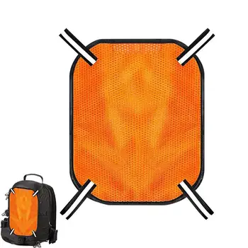 Оранжевая панель безопасности, защитная шторка повышенной видимости Со светоотражающей полосой, Дышащая и легкая, ярко-оранжевая на открытом воздухе