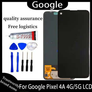 Оригинал для Google Pixel 4a 4G LCD G025J Сенсорный Оцифрованный Экран Дисплея В Сборе Замена Для Google Pixel 4a 5G GD1YQ LCD