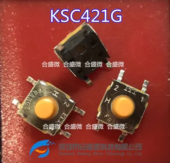 Оригинальный патч C & K Ksc421g70shlfs 6.2*6.2*5.2 Сенсорный выключатель Кнопка переключения с гибким клеем
