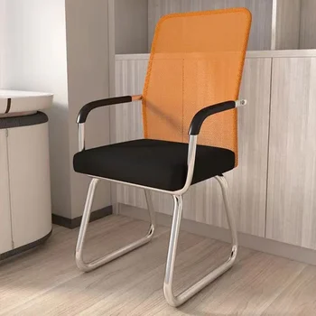 Офисные стулья Simplicity с дышащей сеткой, Поворотные, Прочные И долговечные, Ухаживающие за шейным отделом позвоночника, Фиксированный подлокотник с роликом