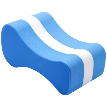 Пенопластовый буй Eva, доска для ног, Обучение плаванию в бассейне для детей и взрослых-синий + белый