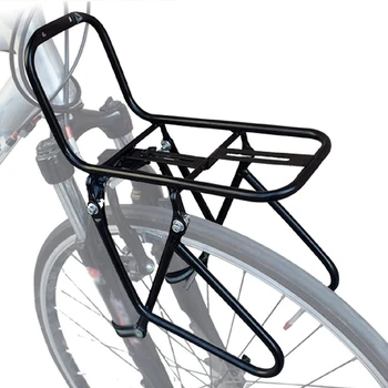 Передняя стойка велосипеда, багажные стойки из алюминиевого сплава для туристических поездок, грузоподъемность 15 кг, Багажная стойка для горных шоссейных велосипедов