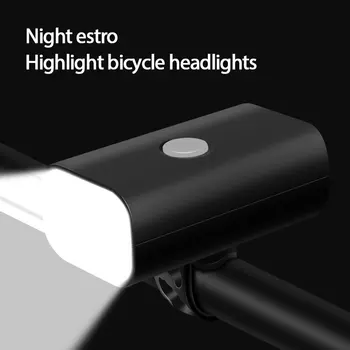 Перезаряжаемый налобный фонарь с USB, водонепроницаемый фонарик, 4 режима, 500 люмен для наружного освещения, аксессуары для ночной езды на велосипеде