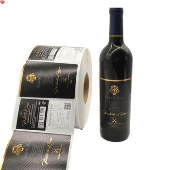 Персонализированные этикетки для винных бутылок с индивидуальным логотипом, водонепроницаемые наклейки для упаковки для вечеринки по случаю Дня рождения Мы