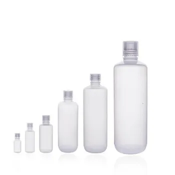 Пластиковая бутылка HDPE 30/60/125/250 мл, маленькая полупрозрачная бутылка, Лабораторный розлив химических реагентов, коррозионная стойкость  