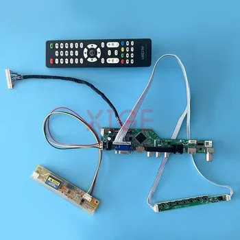 Плата драйвера контроллера Подходит для LP154WP1 N154C1 N154C2 N154C3 1440* 900 AV + HDMI + VGA + IR + USB Комплект ЖК-матрицы 1CCFL TV Аналоговый 30-Контактный LVDS