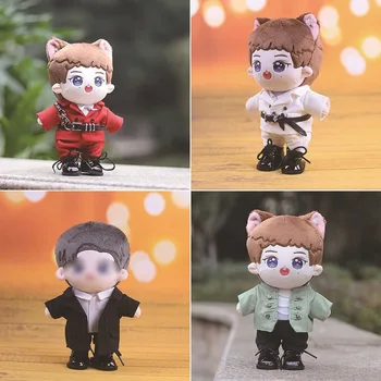 Повседневная одежда для куклы 20 см, костюм, униформа, 11 стилей на выбор, Милые плюшевые куклы, аксессуары, куклы Kpop EXO idol, подарок, игрушка своими руками
