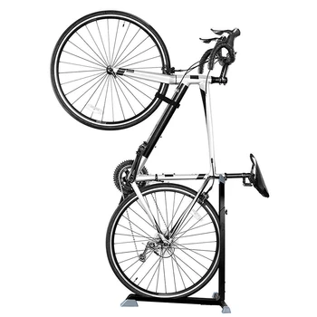 Подставка для велосипеда Компактная стойка для парковки велосипедов, регулируемая по высоте, для хранения велосипедов в закрытом гараже.