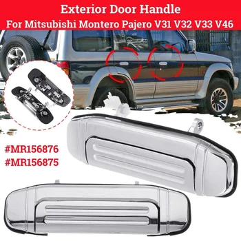 Покрытие Передней Пары Наружных Дверных Ручек Mitsubishi Montero Pajero V46 V31 V32 V33 V43 V45 V46 MR156876 MR156875