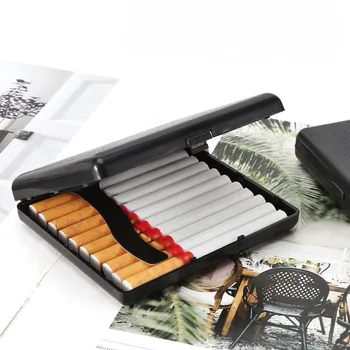 Портсигар Стильная Табачная коробка на 20 Сигарет, Портсигар для Мужчин и Женщин, Идеальный подарок для Курильщика