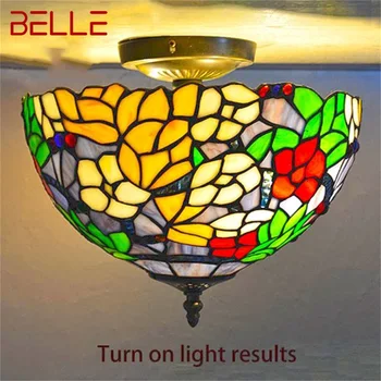 Потолочный светильник BELLE Tiffany, современные креативные светильники, светодиодные дома для украшения гостиной, столовой