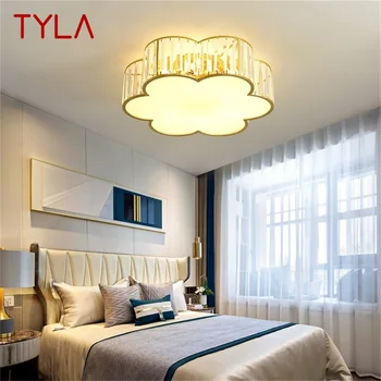 Потолочный светильник TYLA Gold Modern Creative Cloud LED Crystal Светильники для дома Для украшения столовой