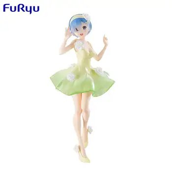Предпродажа Оригинального FuRyu Trio Try iT Re: Zero Rem Аниме Фигурка Фигурки Героев Коллекция Моделей Кукол Игрушки для Мальчиков