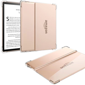 Прозрачный чехол для Kindle Oasis (10-го и 9-го поколений) - Легкая Задняя крышка из прозрачного гибкого силикона из ТПУ
