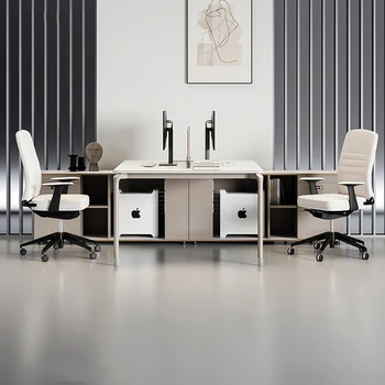 Рабочие столы для руководителей, современное хранилище в скандинавском стиле, офисный стол для обучения профессионального дизайнера, Элегантная мебель для дома Mesa Ordenador