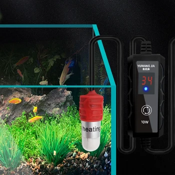 Регулируемый нагреватель Betta мощностью 10 Вт/ 15 Вт, Небольшой Аквариумный нагреватель, Погружной Нагреватель для аквариума с рыбками, USB Супер Мини-Аквариумный нагреватель для аквариумов